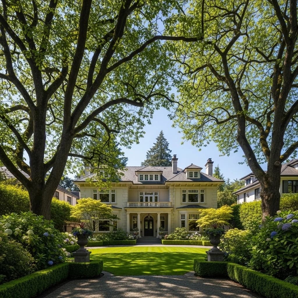 An elegant, architecturally significant home in the University Endowment Lands, Vancouver.